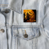 Happy Halloween (Vollmond) Button (Beispiel)