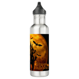 Happy Halloween (Vollmond) Edelstahlflasche