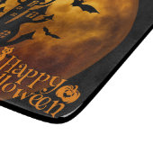 Happy Halloween (Vollmond) Schneidebrett (Ecke)
