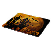 Happy Halloween (Vollmond) Schneidebrett (Ecke)