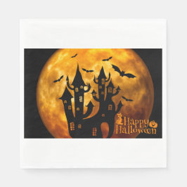 Happy Halloween (Vollmond) Serviette