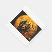 Happy Halloween (Vollmond) Serviette (Ecke)