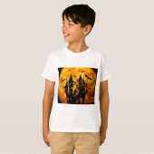 Happy Halloween (Vollmond) T-Shirt (Vorne ganz)