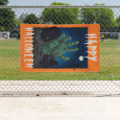 Happy Halloween vom Grab Banner (Insitu)