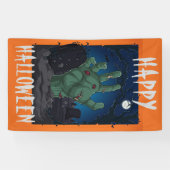 Happy Halloween vom Grab Banner (Horizontal)