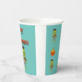 Happy Halloween vom kleinen Frankenstein Pappbecher (Links)