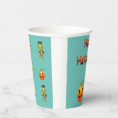 Happy Halloween vom kleinen Frankenstein Pappbecher (Rechts)