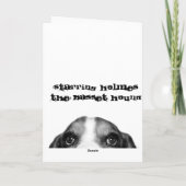 Happy Halloween von diesem kleinen Teufel Holmes Karte (Rückseite)