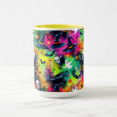 Happy Halloween von Natasha Us Tasse (Zentrum)