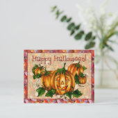 HAPPY HALLOWEEN von SHARON SHARPE Postkarte (Stehend Vorderseite)