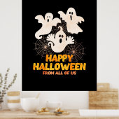 Happy Halloween von uns allen Poster (Küche)