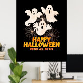 Happy Halloween von uns allen Poster (Heimbüro)