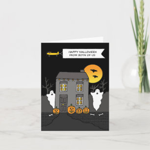 Happy Halloween von uns beiden Karte
