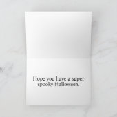 Happy Halloween Voodoo HexenIllustration Karte (Innenseite)