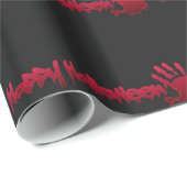 Happy Halloween w/hand Geschenkpapier (Rolleneckpunkt)
