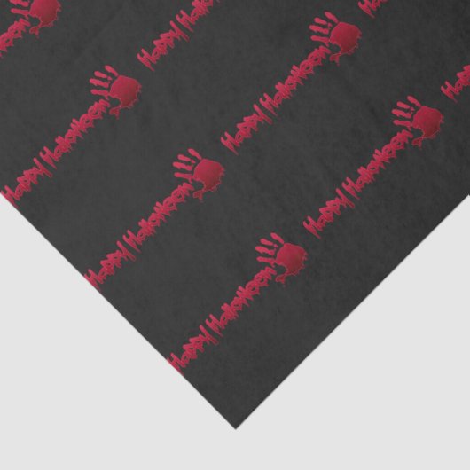 Happy Halloween w/hand Seidenpapier (Ausschnitt)