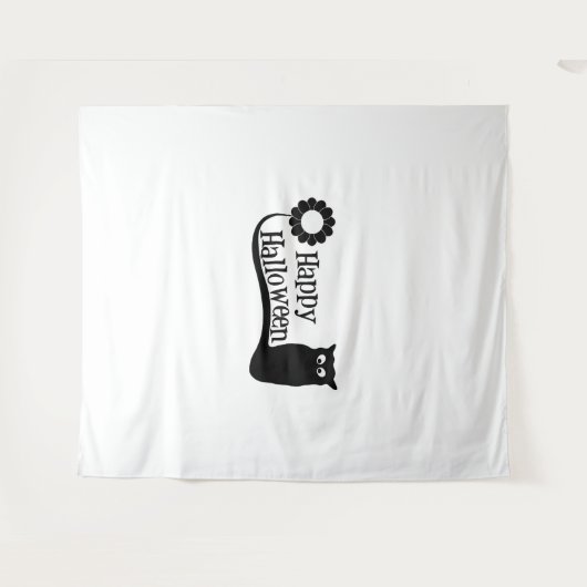 Happy Halloween Wandteppich (Vorderseite (Horizontal))