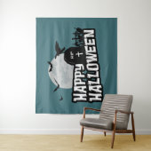 Happy Halloween Wandteppich (Beispiel)