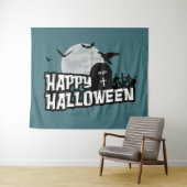 Happy Halloween Wandteppich (Beispiel (Horizontal))