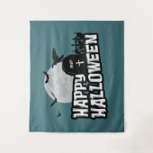 Happy Halloween Wandteppich (Vorderseite)