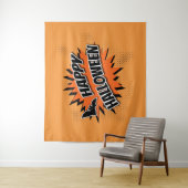 Happy Halloween Wandteppich (Beispiel)