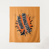 Happy Halloween Wandteppich (Vorderseite)