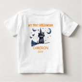 Happy Halloween Watercolor Baby T-shirt (Rückseite)