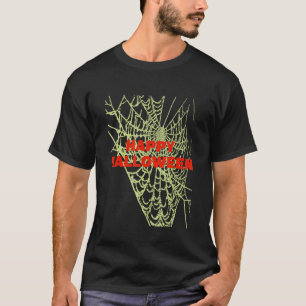 Happy Halloween Web für Männer Frauen und Kinder T-Shirt