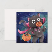 Happy Halloween Weihnachtskarte Feiertagskarte (Vorne/Hinten)