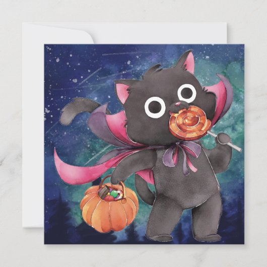Happy Halloween Weihnachtskarte Feiertagskarte (Vorderseite)