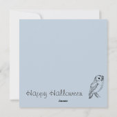 Happy Halloween Weihnachtskarte Feiertagskarte (Rückseite)