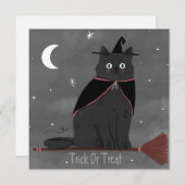 Happy Halloween Weihnachtskarte Feiertagskarte (Vorne/Hinten)