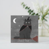 Happy Halloween Weihnachtskarte Feiertagskarte (Stehend Vorderseite)