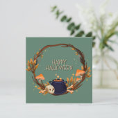 Happy Halloween Weihnachtskarte Feiertagskarte (Stehend Vorderseite)