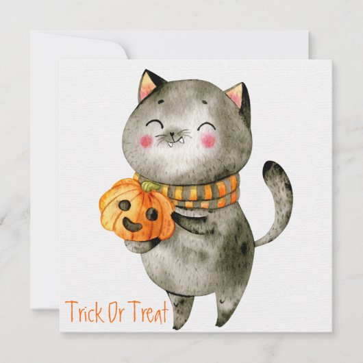 Happy Halloween Weihnachtskarte Feiertagskarte (Vorderseite)