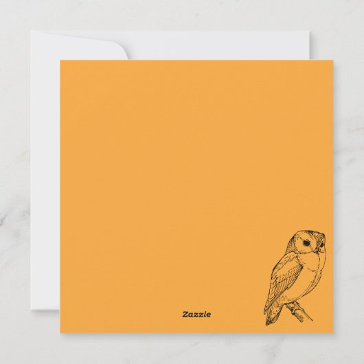 Happy Halloween Weihnachtskarte Feiertagskarte (Rückseite)