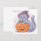 Happy Halloween Weihnachtskarte Feiertagskarte (Vorne/Hinten)