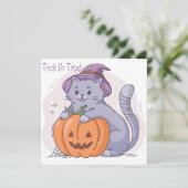 Happy Halloween Weihnachtskarte Feiertagskarte (Stehend Vorderseite)