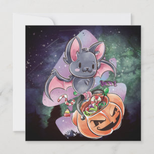 Happy Halloween Weihnachtskarte Feiertagskarte