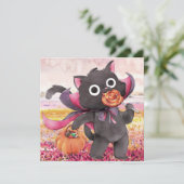 Happy Halloween Weihnachtskarte Feiertagskarte (Stehend Vorderseite)