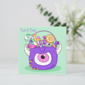 Happy Halloween Weihnachtskarte Feiertagskarte (Stehend Vorderseite)