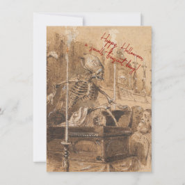 Happy Halloween Weihnachtskarte Feiertagskarte