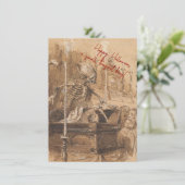 Happy Halloween Weihnachtskarte Feiertagskarte (Stehend Vorderseite)