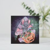 Happy Halloween Weihnachtskarte Feiertagskarte (Stehend Vorderseite)