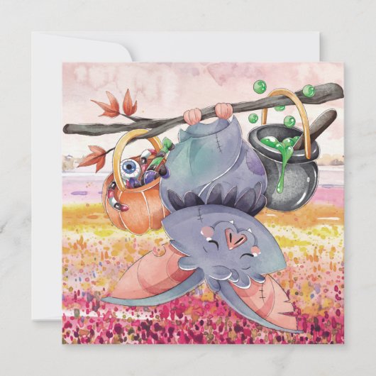 Happy Halloween Weihnachtskarte Feiertagskarte (Vorderseite)