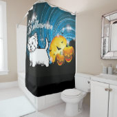Happy Halloween West Highland Terrier Duschvorhang (Beispiel)