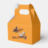 Happy Halloween Witch and Ghost Spooky Customized Geschenkschachtel (Rückseite)