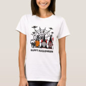 Happy Halloween Witch Gnomes T-Shirt (Vorderseite)