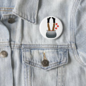 Happy Halloween Witch Leg Button (Beispiel)