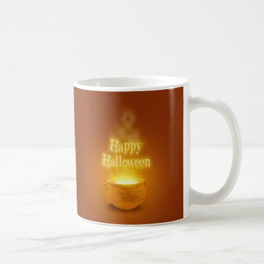 Happy Halloween Witch's Caldron Kaffeetasse (Rechts)